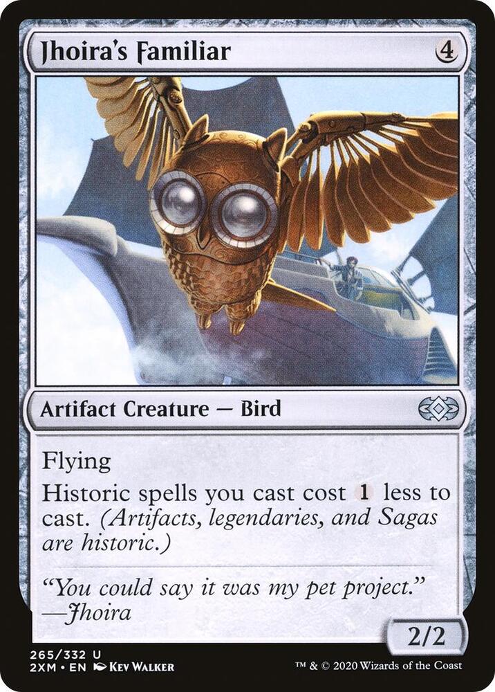 Jhoira's Familiar 265 card from Double Masters