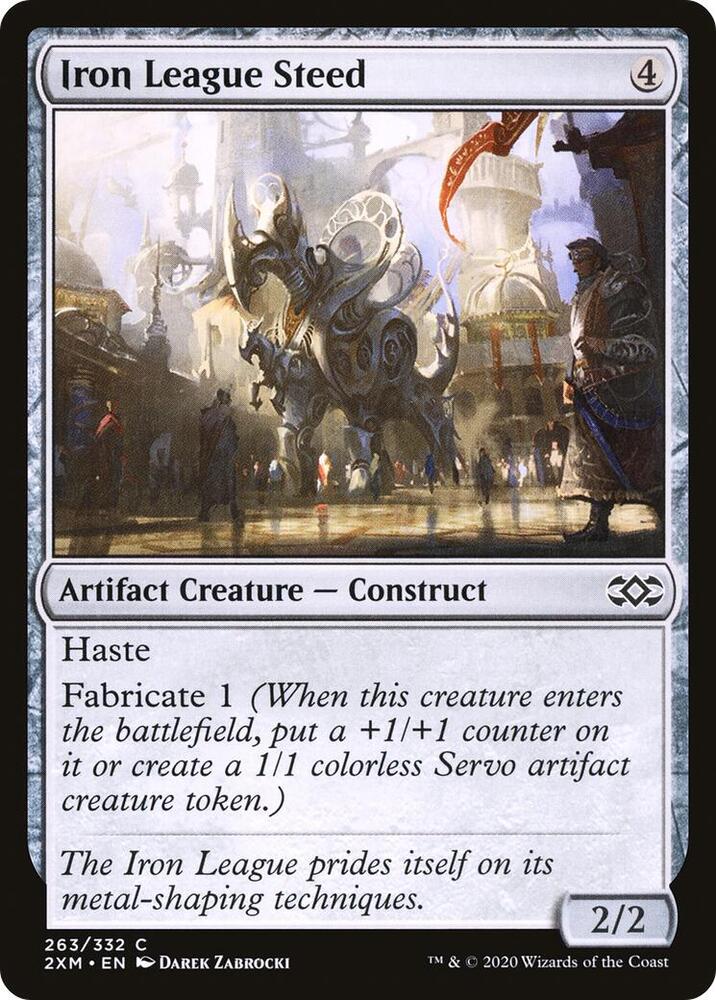 Iron League Steed 263 card from Double Masters