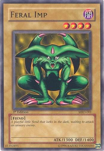Feral Imp MRD-001 card from Metal Raiders