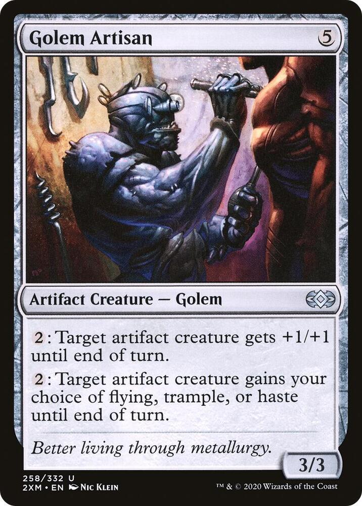 Golem Artisan 258 card from Double Masters