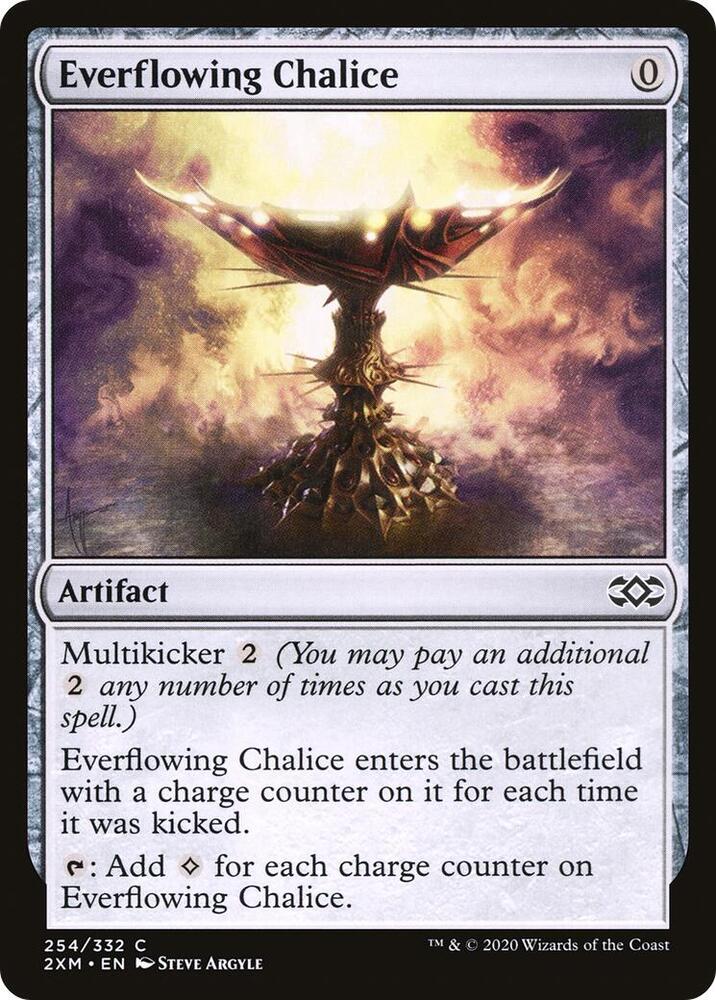 Everflowing Chalice 254 card from Double Masters
