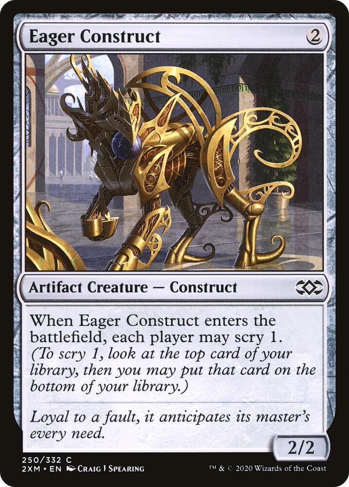 Eager Construct 250 card from Double Masters