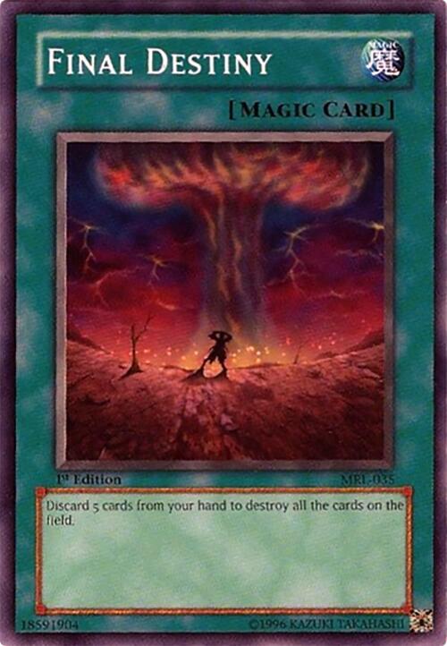 Final Destiny MRL-035 card from Magic Ruler