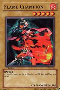 Flame Champion PSV-041 card from Pharaoh's Servant