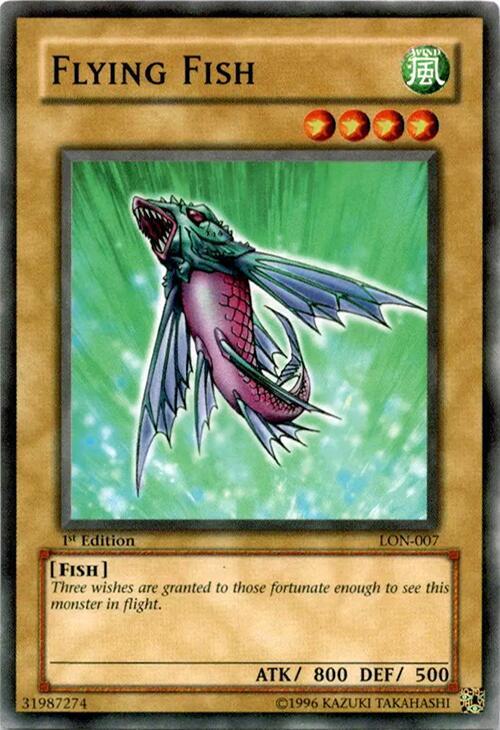 Flying Fish LON-007 card from Labyrinth of Nightmare