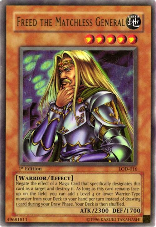 Freed the Matchless General LOD-016 card from Legacy of Darkness
