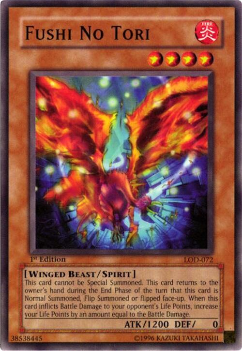Fushi No Tori LOD-072 card from Legacy of Darkness