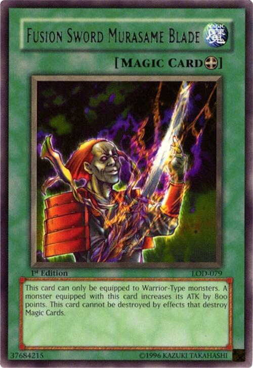 Fusion Sword Murasame Blade LOD-079 card from Legacy of Darkness