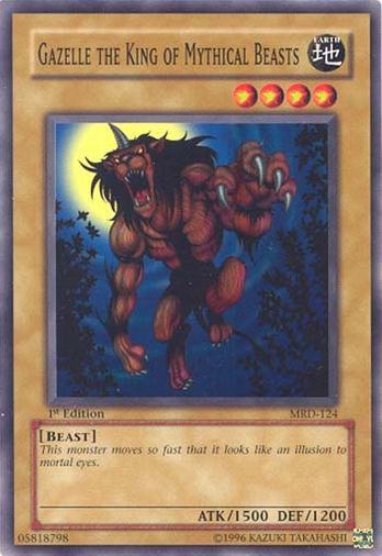 Gazelle the King of Mythical Beasts MRD-124 card from Metal Raiders