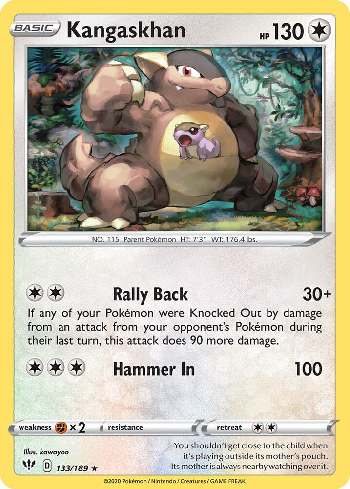 Kangaskhan 133/189 card from Deck Exclusives