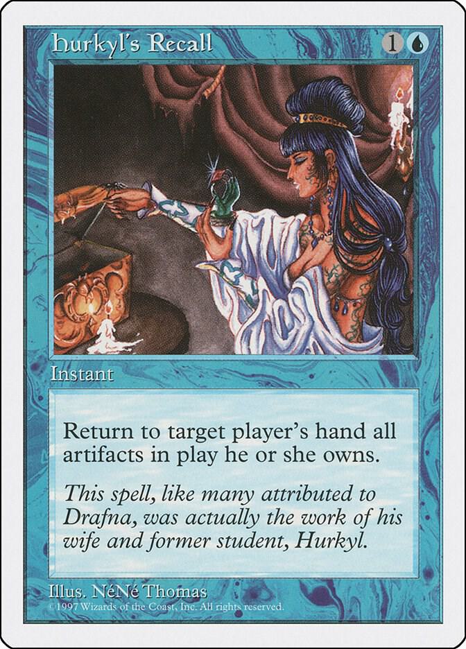 Hurkyl's Recall card from Fifth Edition