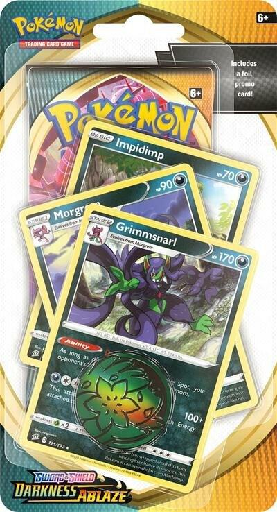 Darkness Ablaze Premium Checklane Blister [Grimmsnarl] card from SWSH03: Darkness Ablaze