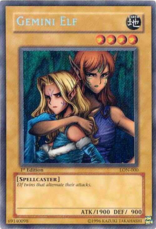 Gemini Elf LON-000 card from Labyrinth of Nightmare