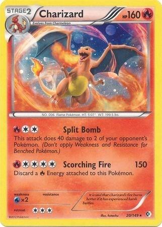 Charizard - 20/149 (Cosmos Holo) 020/149 card from Blister Exclusives