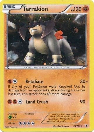 Terrakion - 73/101 (Cosmos Holo) 073/101 card from Blister Exclusives