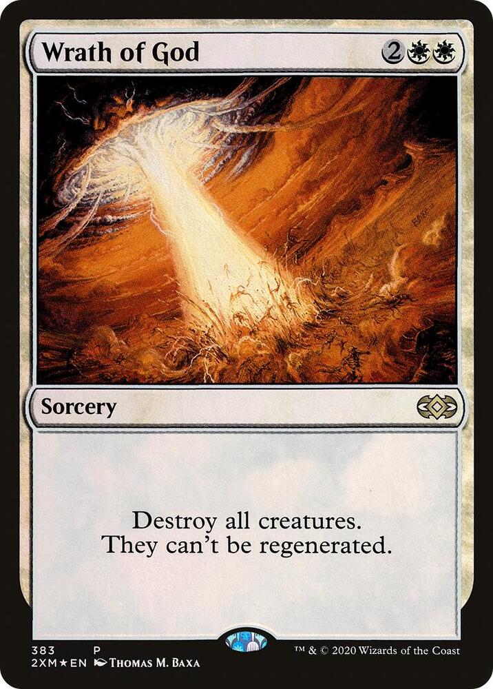 Wrath of God 383 card from Launch Party & Release Event Promos