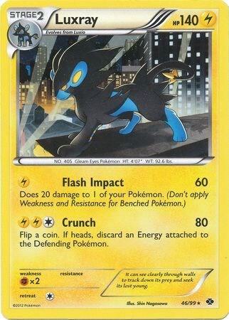 Luxray - 46/99 (Cosmos Holo) 046/099 card from Blister Exclusives