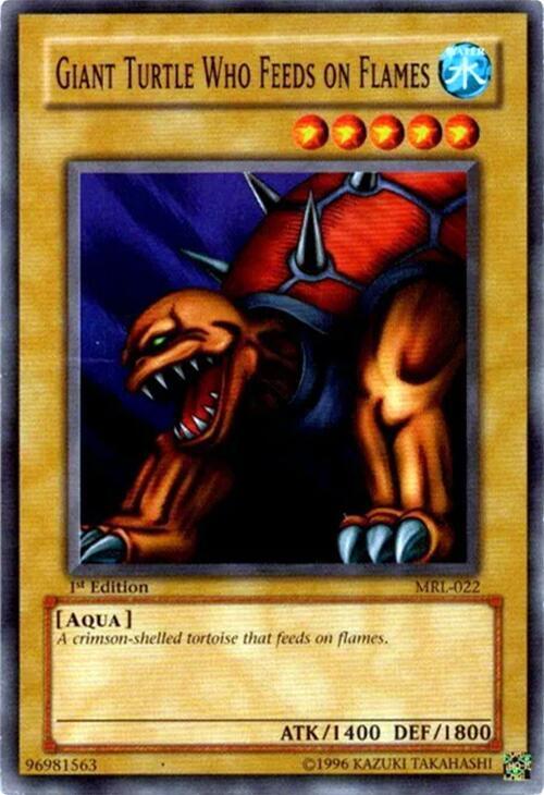 Giant Turtle Who Feeds on Flames MRL-022 card from Magic Ruler