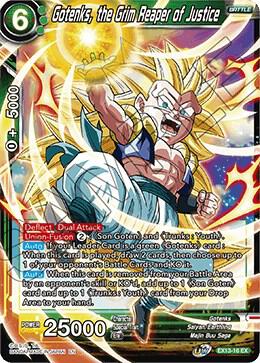 Gotenks, the Grim Reaper of Justice EX13-16 card from Special Anniversary Set 2020