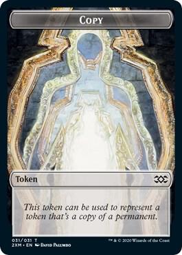 Copy // Elf Warrior Double-Sided Token 31 // 21 card from Double Masters