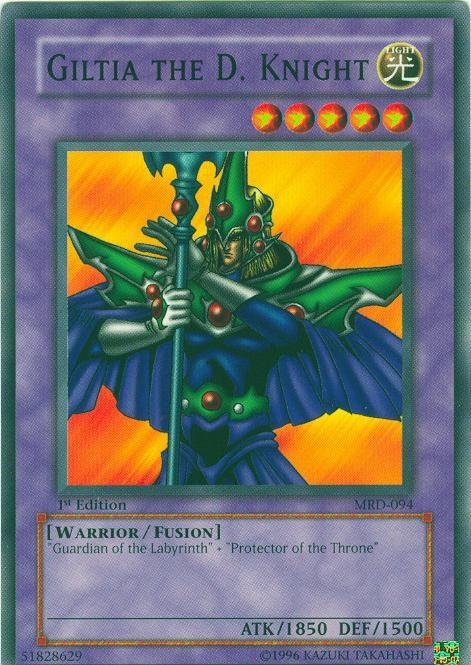 Giltia the D. Knight MRD-094 card from Metal Raiders