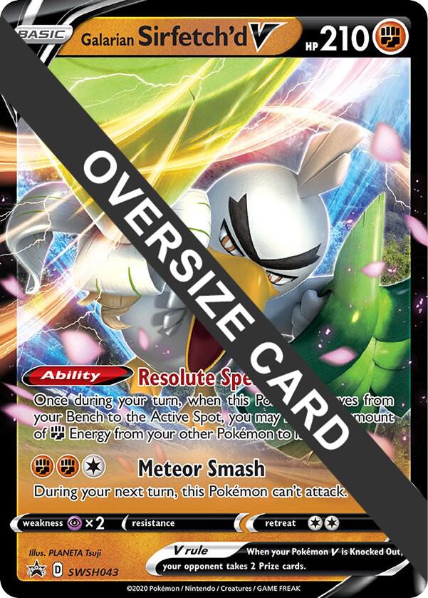 Galarian Sirfetch'd V SWSH043 card from Jumbo Cards