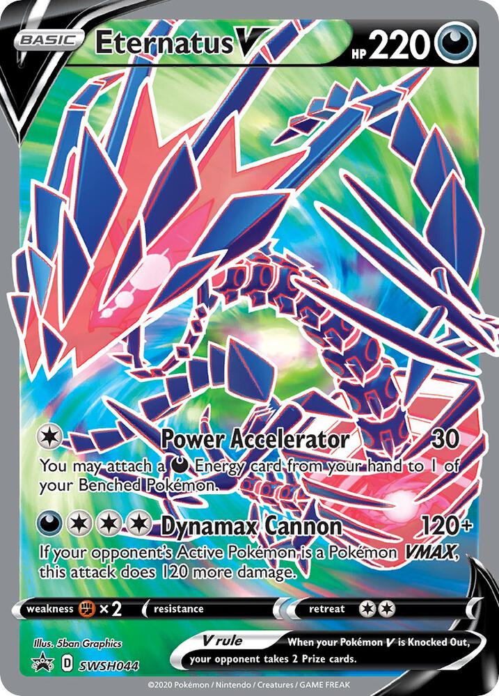 Eternatus V SWSH044 card from SWSH: Sword & Shield Promo Cards