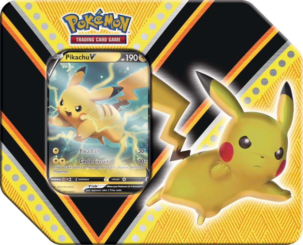 V Powers Tin [Pikachu V] card from Miscellaneous Cards & Products