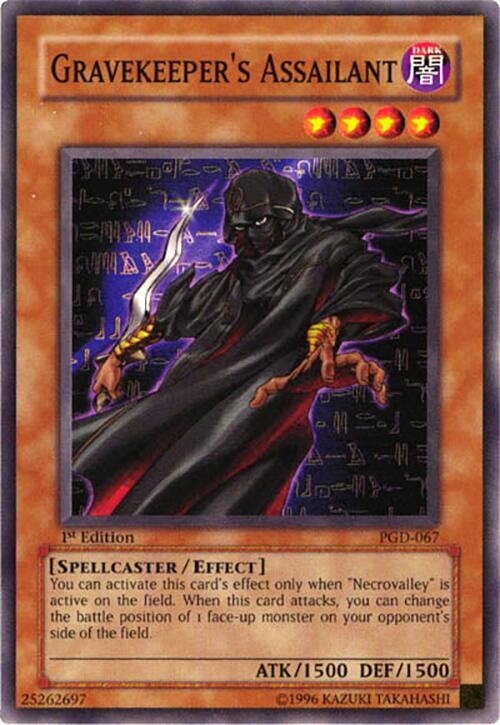 Gravekeeper's Assailant PGD-067 card from Pharaonic Guardian