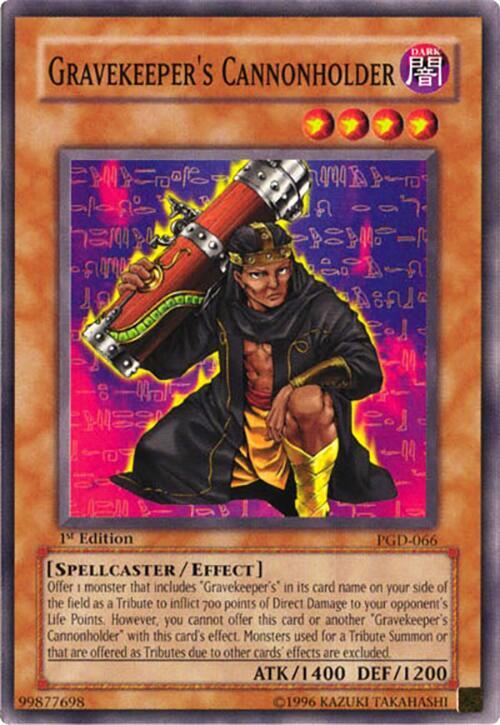 Gravekeeper's Cannonholder PGD-066 card from Pharaonic Guardian