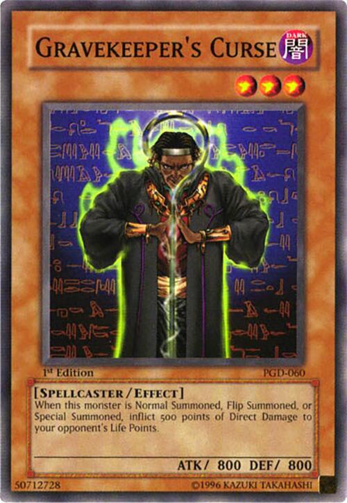 Gravekeeper's Curse PGD-060 card from Pharaonic Guardian