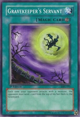 Gravekeeper's Servant MRL-031 card from Magic Ruler