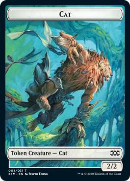 Cat // Myr Double-Sided Token 4 // 24 card from Double Masters
