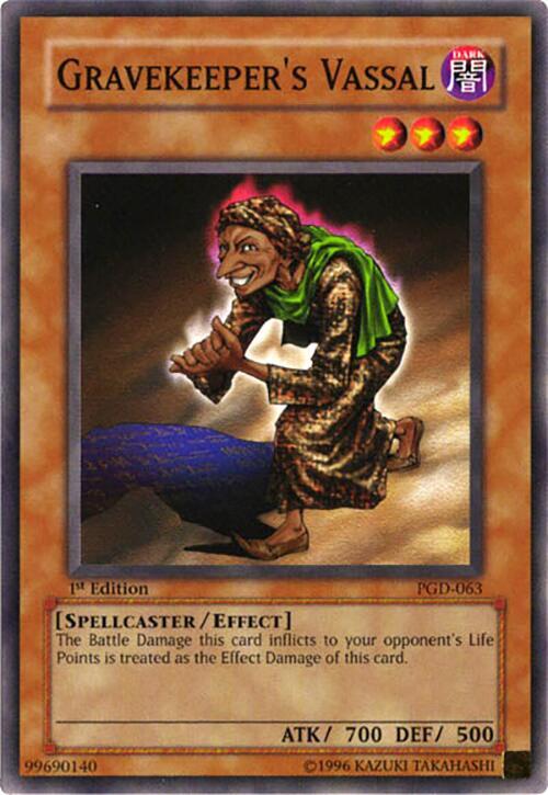 Gravekeeper's Vassal PGD-063 card from Pharaonic Guardian