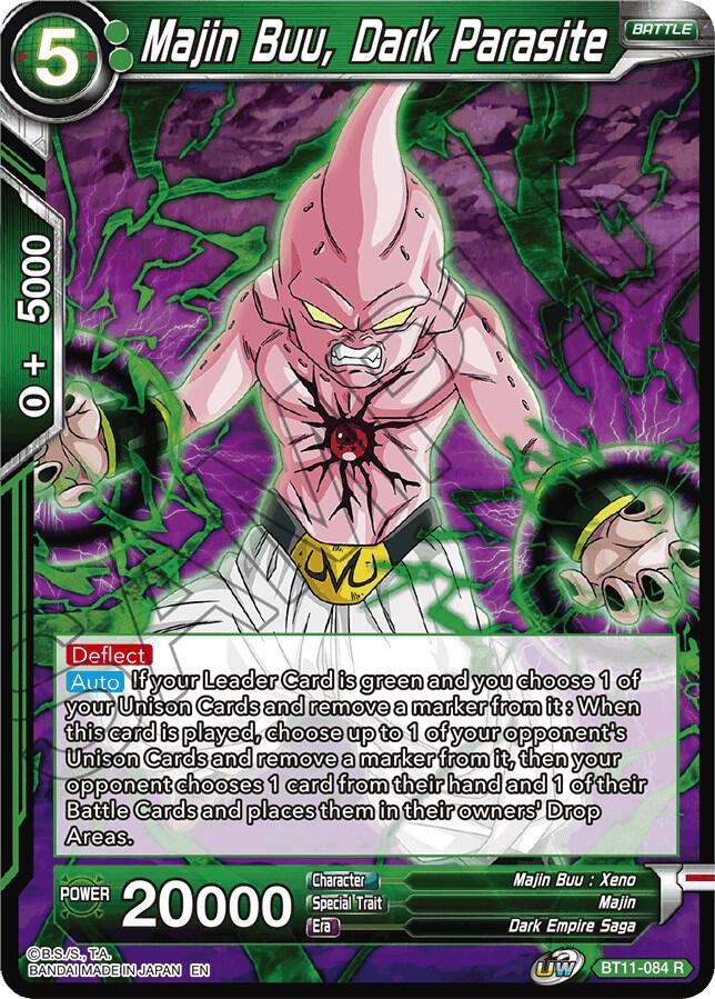 Majin Buu, Dark Parasite BT11-084 card from Vermilion Bloodline