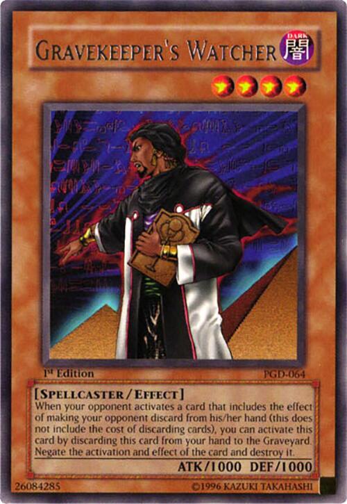 Gravekeeper's Watcher PGD-064 card from Pharaonic Guardian