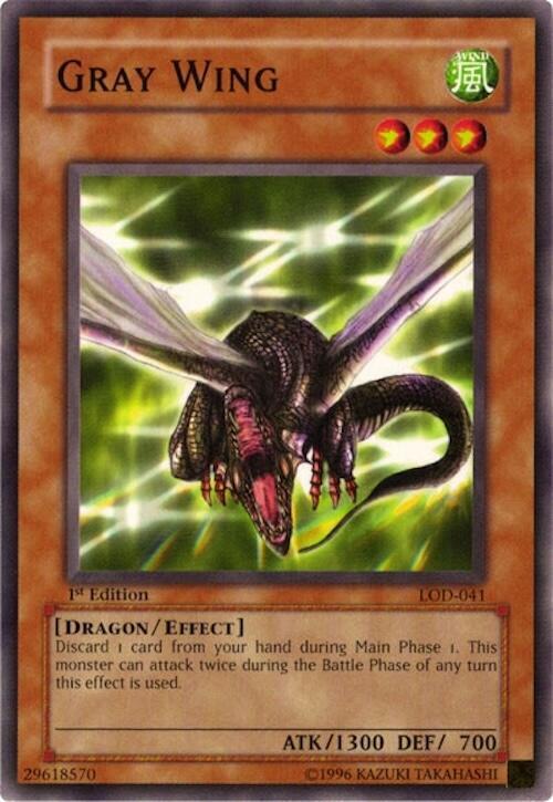 Gray Wing LOD-041 card from Legacy of Darkness