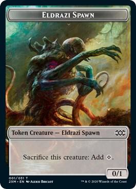 Eldrazi Spawn // Myr Double-Sided Token 1 // 7 card from Double Masters