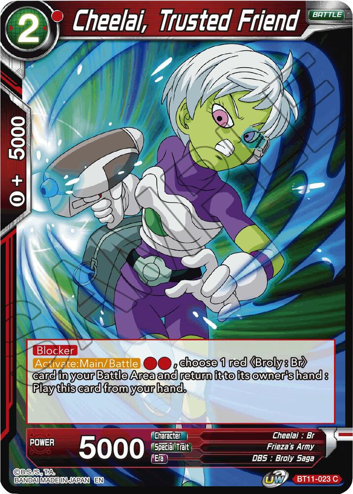 Cheelai, Trusted Friend BT11-023 card from Vermilion Bloodline