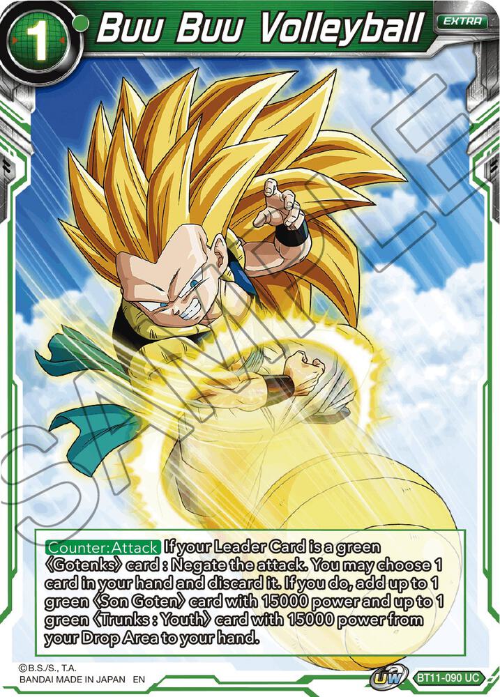 Buu Buu Volleyball BT11-090 card from Vermilion Bloodline