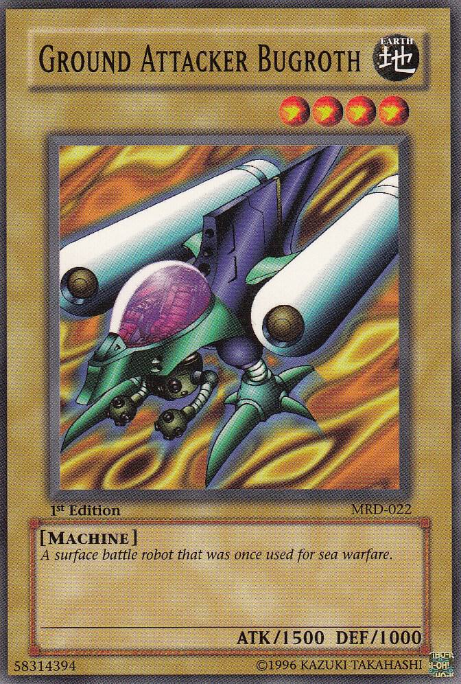Ground Attacker Bugroth MRD-022 card from Metal Raiders