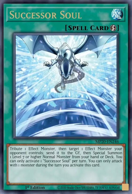 Successor Soul MP20-EN246 card from 2020 Tin of Lost Memories