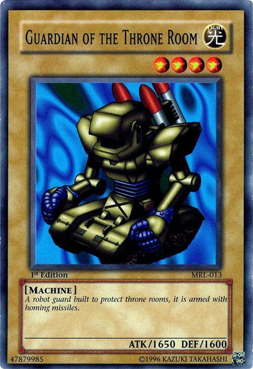 Guardian of the Throne Room MRL-013 card from Magic Ruler