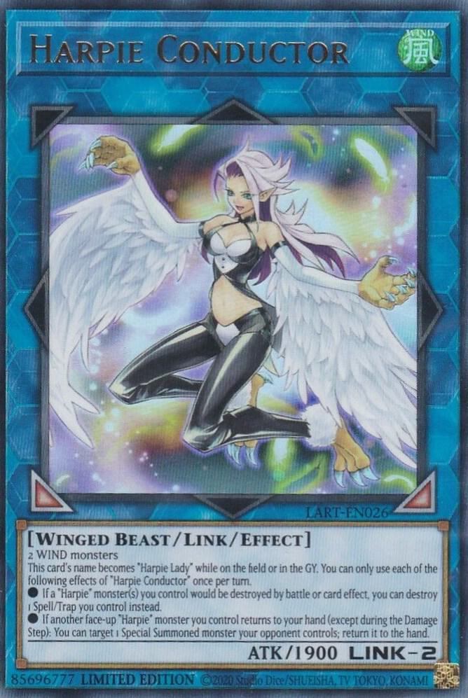 Harpie Conductor LART-EN026 card from The Lost Art Promotion