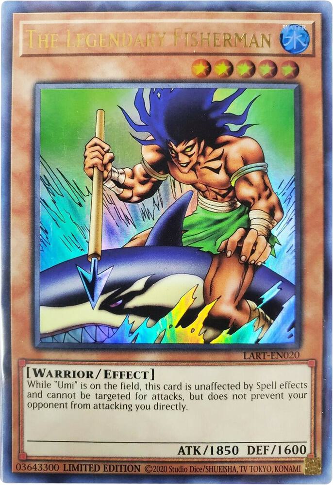 The Legendary Fisherman LART-EN020 card from The Lost Art Promotion
