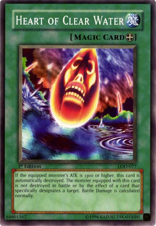 Heart of Clear Water LOD-077 card from Legacy of Darkness