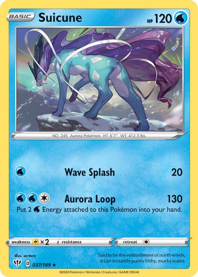 Suicune - 37/189 037/189 card from Deck Exclusives