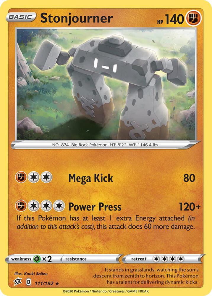 Stonjourner 111/192 card from Deck Exclusives