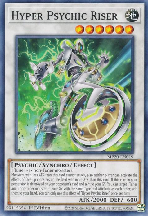 Hyper Psychic Riser MP20-EN019 card from 2020 Tin of Lost Memories
