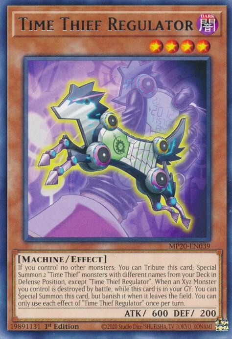 Time Thief Regulator MP20-EN039 card from 2020 Tin of Lost Memories